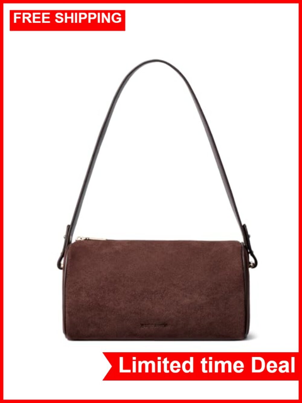Suede Shoulder Bag Crossbody Purse 2 Straps Hobo Handbag Women
